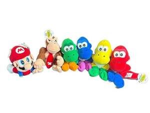 Vintage 1997 Nintendo 64 Plush Mario Beanbag Characters Set NWT